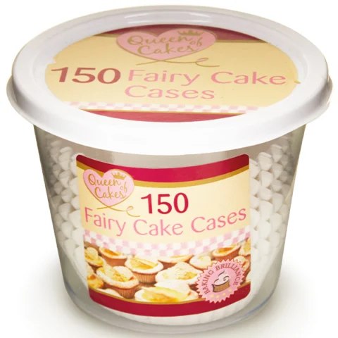 Queen Of Cakes Fairy Cake Cases 150 Pack