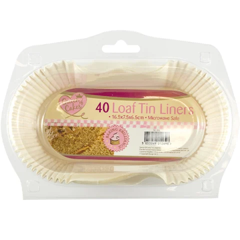 Queen of Cakes Loaf Tin Liners 40 Pack