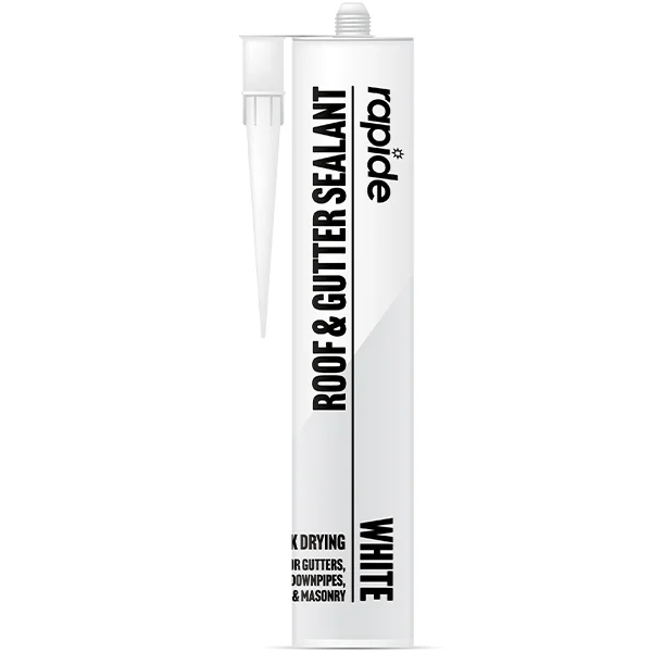 Rapide Roof & Gutter White Sealant Cartridge 260ml