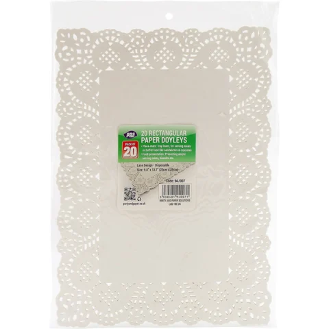 Rectangular Doyleys 35cm 24 Pack