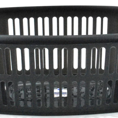 Rectangular Laundry Basket Graphite 55l
