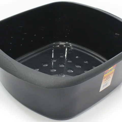 Rectangular Washing Up Bowl Graphite 11l