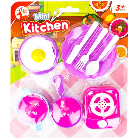 Red Deer Toys Mini Kitchen Play Set