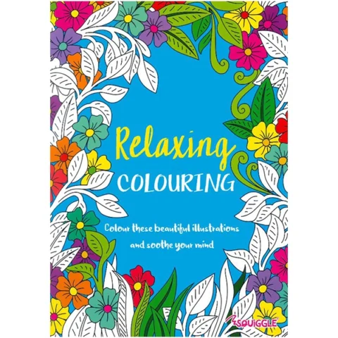 Relaxing Adult Floral Colouring Book
