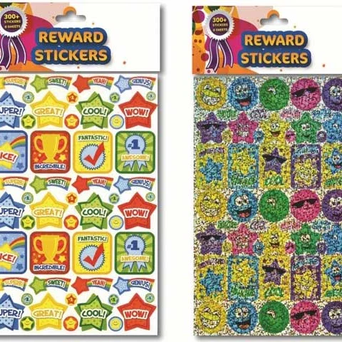 Reward Stickers Assorted Designs 300+