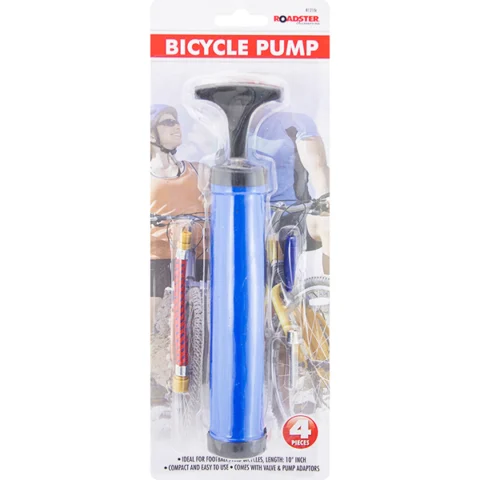 Roadster 10" Bicycle Pump 4pc Set
