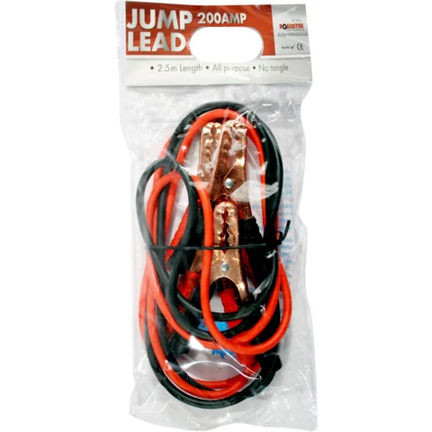 Roadster 200Amp Jump Leads 2.5m