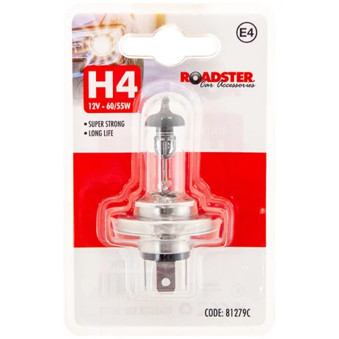 Roadster H4 12V 55W Halogen Car Light Bulb