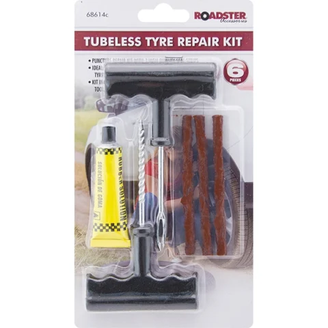 Roadster Tubeless Tyre Repair Kit 6pc