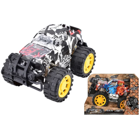 Rock Crawler Friction Power 4X4 Jeep Toy Assorted Colours