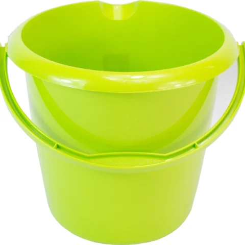 Round Bucket Glitter Red 13l