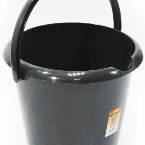 Round Bucket Graphite 13l
