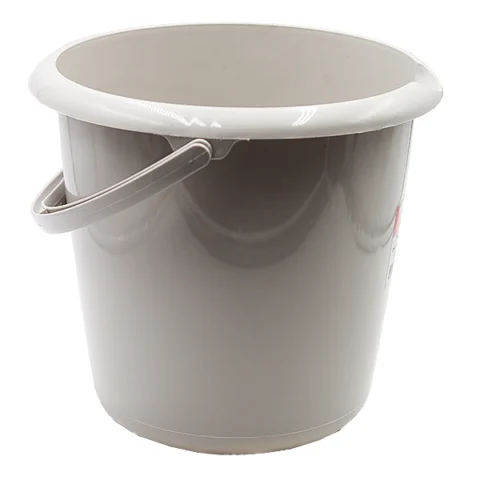 Round Bucket Taupe 13l