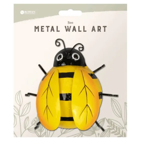 Rowan Bee Metal Wall Decoration