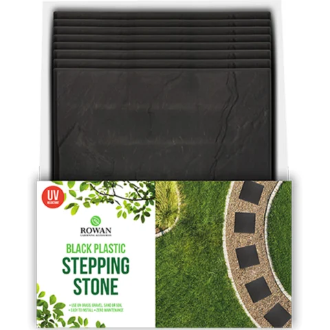 Rowan Black Plastic Stepping Stone 30cm