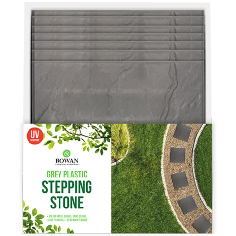 Rowan Grey Plastic Stepping Stone 30cm