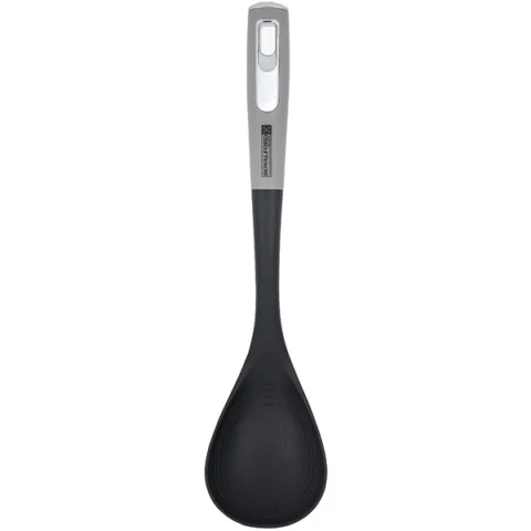 Royalford Black Nylon Solid Serving Spoon 36cm