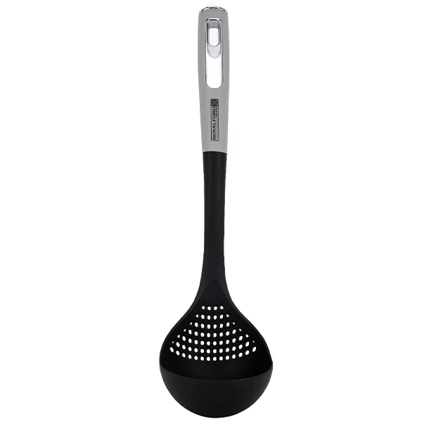 Royalford Black Nylon Soup Ladle 34.5cm