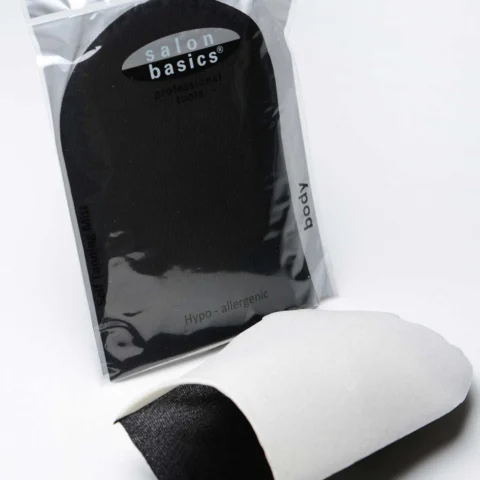 Salon Basics Tanning Mitt (Black Backed Fabric)