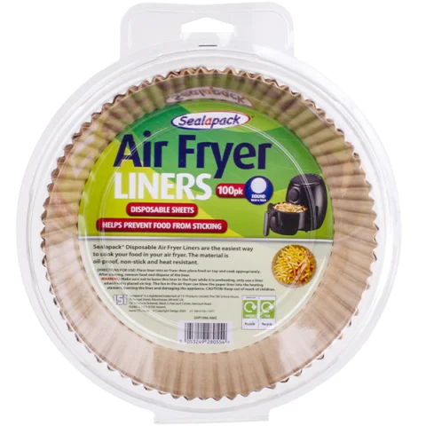 Sealapack 16cm Round Disposable Air Fryer Liners 100 Pack