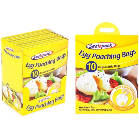 Sealapack Disposable Egg Poaching Bags 10 Pack