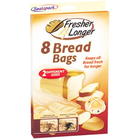 Sealapack Fresher 4 Longer Bread Bags 8 Pack