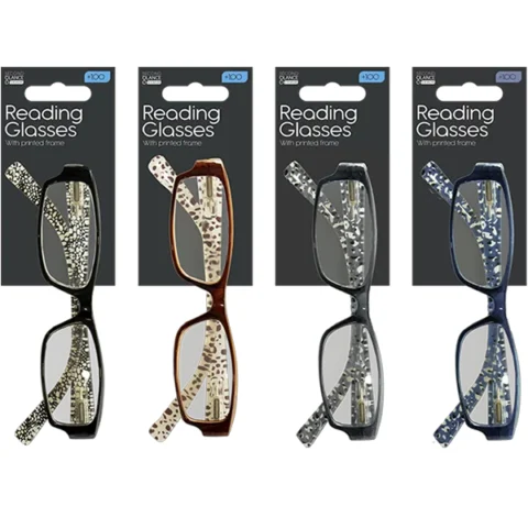 Second Glance Printed Frame Reading Glasses Assorted