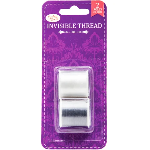 Sewing Box Invisible Thread 200m 2 Pack