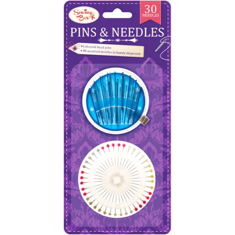 Sewing Box Pins & Needles Set 70 Pack