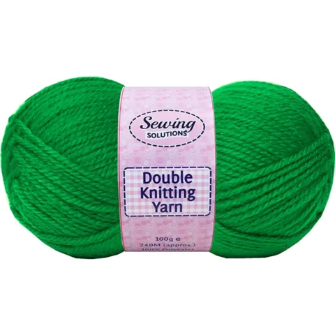 Sewing Solutions Double Knitting Yarn Wool Bottle Green 100g