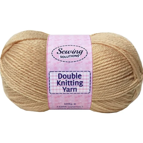 Sewing Solutions Double Knitting Yarn Wool Fawn 100g