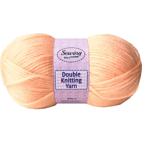 Sewing Solutions Double Knitting Yarn Wool Peach 100g