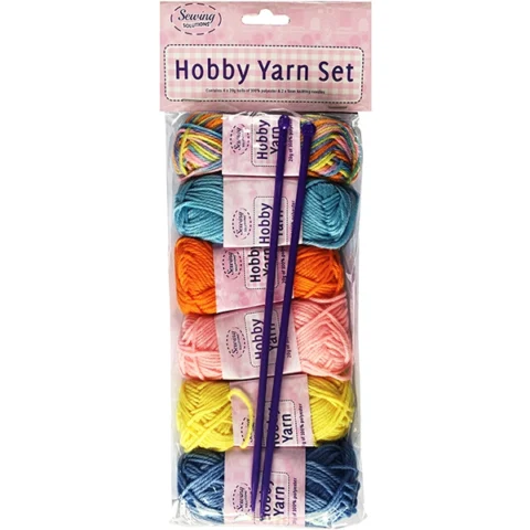 Sewing Solutions Hobby Yarn Set 6 X 20g Balls
