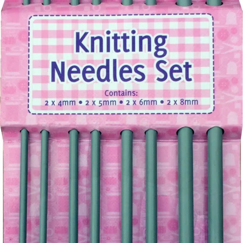 Sewing Solutions Knitting Needle Set Assorted Sizes 8pc