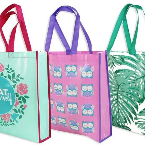 Shopping Tote Bag 3 Assorted Designs
