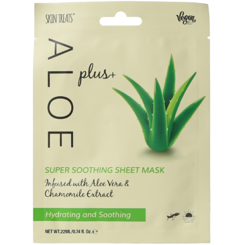 Skin Treats Aloe Vera Chamomile Super Soothing Sheet Face Mask
