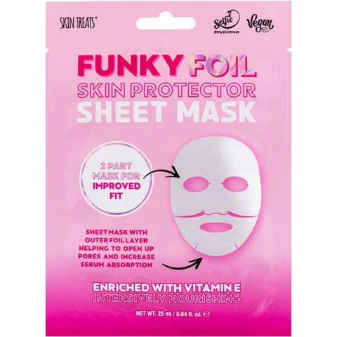 Skin Treats Funky Foil Vitamin E Skin Protector Sheet Face Mask