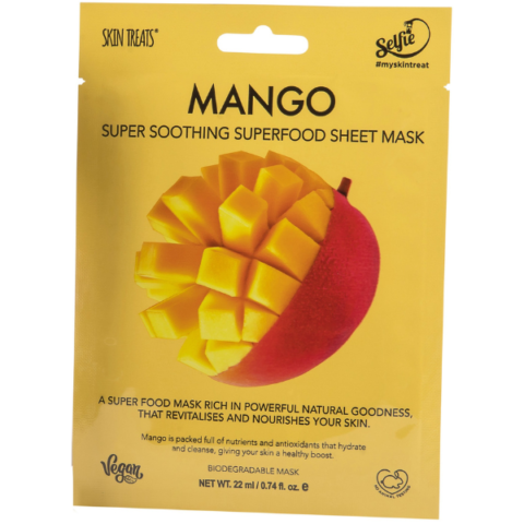 Skin Treats Mango Super Soothing Superfood Sheet Face Mask