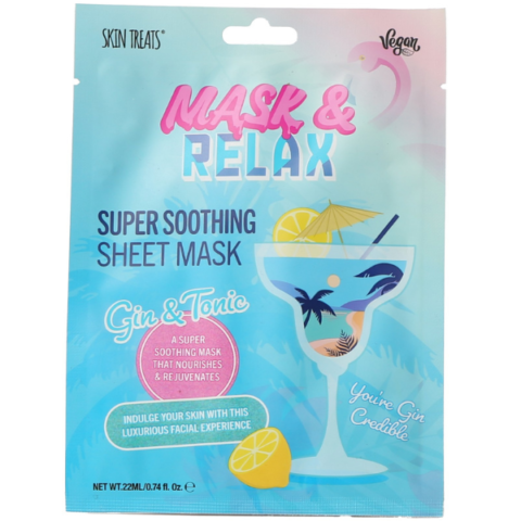 Skin Treats Mask & Relax Gin & Tonic Super Soothing Face Mask