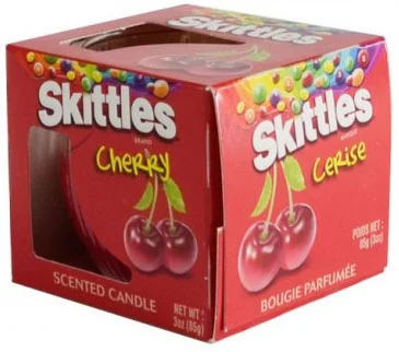 Skittles Cherry Scented Jar Candle 3oz