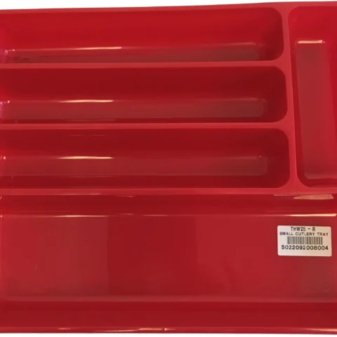 Small Cutlery Tray Glitter Red
