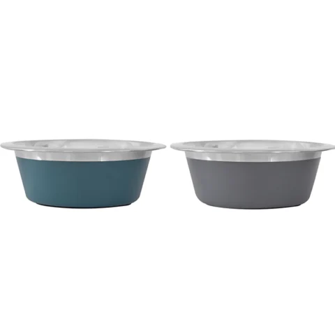 Smart Choice 16.5cm Stainless Steel Pet Bowl 780ml Assorted Colours