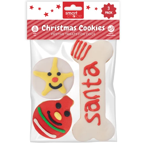 Smart Choice Christmas Cookies Dog Treats 3 Pack