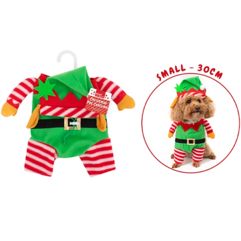 Smart Choice Christmas Dog Elf Costume Small 30cm