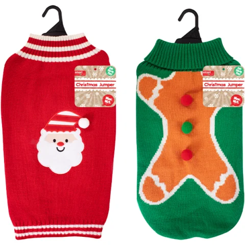Smart Choice Christmas Dog Jumper M/L Assorted