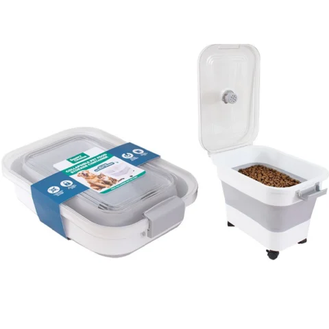 Smart Choice Collapsible Wheelie Pet Food Storage Containers 20L