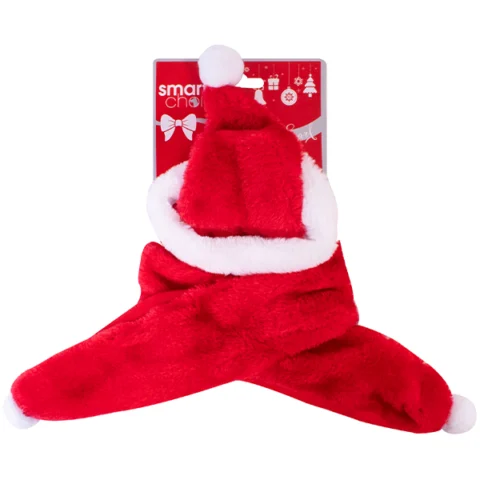 Smart Choice Festive Pet Hat & Scarf Set
