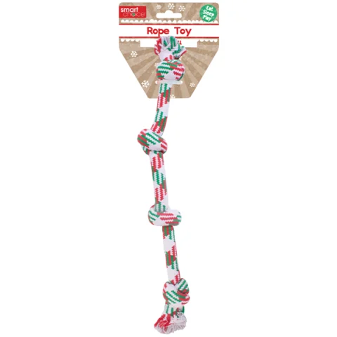 Smart Choice Festive Rope Tug Dog Toy 46cm