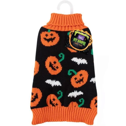 Smart Choice Halloween Pumpkin Dog Jumper Small 30cm
