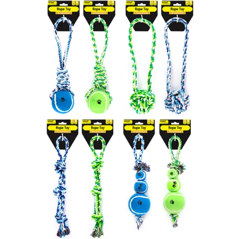 Smart Choice Jumbo Rope Tug Dog Toy Assorted